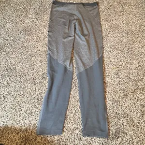 Nike Pro Dri-FIT Womens‎ XL Gray Heathered Athletic Leggings Mesh Panel Training thumbnail 8