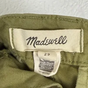 Madewell Garment Dyed Low Slung Straight Cargo Pants Size 29 thumbnail 4