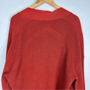 Lululemon Merino Wool Blend Ribbed Long Wrap Sweater Cardigan Cayenne Size 10 thumbnail 13