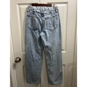 Good American Good 90s Relaxed Straight Leg Distressed Jeans Size 2/26 thumbnail 2