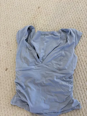 Abercrombie & Fitch light blue top thumbnail 6
