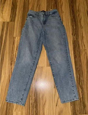 Banana Republic Straight Leg‎ Jeans Size 25/0 Medium Wash High Rise Women's thumbnail 1