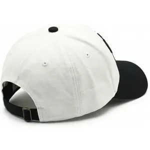 NWT Game Day Two-Tone Baseball Cap Black White Embroidered Sports Hat OS thumbnail 3