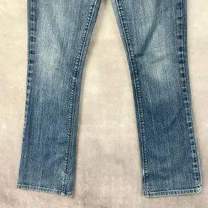 Y2K American Eagle Womens True Boot Jeans Size 6 Low Rise Stretch Indie McBling thumbnail 4