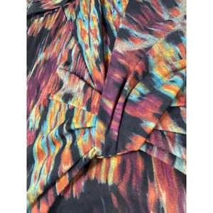 Classiques Entier‎ Silk Blend Abstract Ikat Twist V-Neck Sleeveless Blouse M thumbnail 3