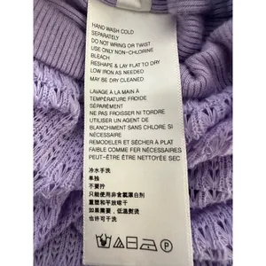FREE PEOPLE Lilac Sistine Hacci Sweater TOP off shoulder size medium thumbnail 11