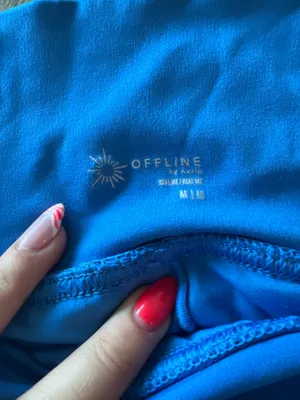 Aerie Blue Pleated Skirt thumbnail 6