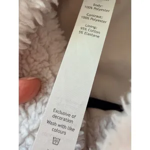 Lululemon Long Textured Fleece Jacket White Opal Oversized W3EOWS M/L thumbnail 9