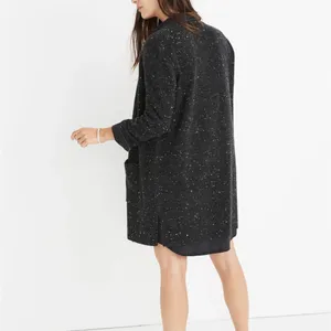 Madewell Donegal Kent Cardigan Sweater in Coziest Yarn in Dark Gray Size Medium thumbnail 3