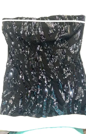 Express Sequin Tube Top thumbnail 1