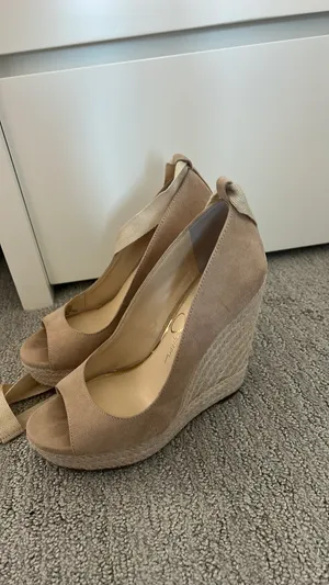 Spring Jessica Simpson tweed wedge heels thumbnail 3