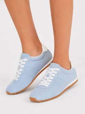 Universal Threads JoJo Suede Blue Sneakers Retro Boho It-Girl Size 11 NWT thumbnail 1