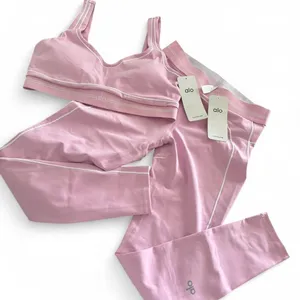 Alo Yoga Pink Matching Activewear‎ Set – Size XL (NWT) thumbnail 2