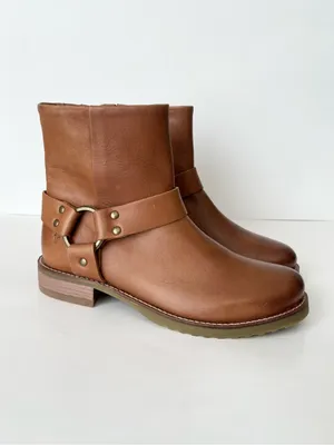 Frye VERONICA flex leather harness ankle boots NEW 9.5 thumbnail 4