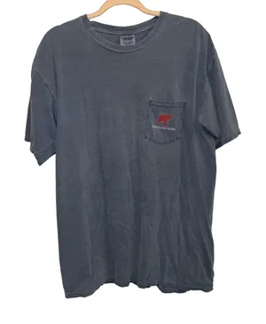 Strictly Southern Elephant Graphic T-Shirt Large Blue Pocket Tee Short‎ Sleeve thumbnail 1