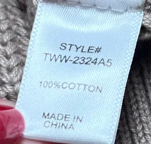 Zenana Sweater Oversized Side Slit - Cocoa S/M Cotton NWOT thumbnail 5