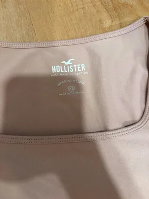 Long sleeve hollister top pink thumbnail 3