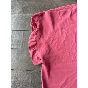 Loft Women's Pink Short Sleeve Blouse Size XL‎ thumbnail 4