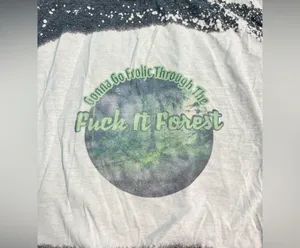 Acid washed graphic tee size medium Gray thumbnail 3