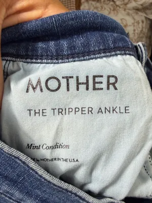 MOTHER The Tripper Ankle Jeans Mint Condition Blue Size 25 thumbnail 8