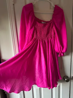 Bucket List Soft Hot Pink Dress thumbnail 1