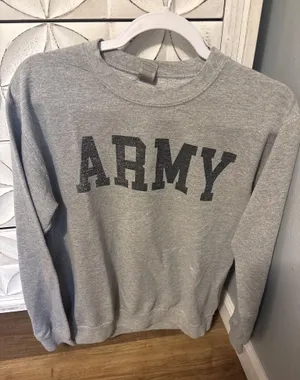 Army crewneck Gray thumbnail 1