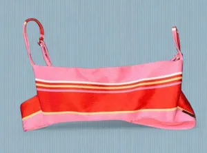 Billabong Pink Bikini Top Ribbed thumbnail 1