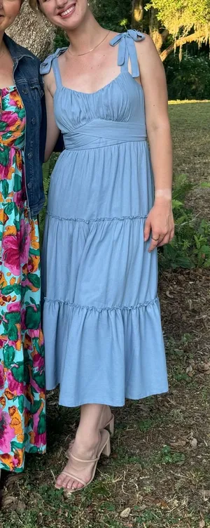Trixxi Maxi Strapless Tiered Dress thumbnail 1