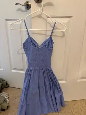 Blanco By Nature Blue Mini Dress thumbnail 4