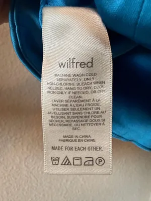 Wilfred Aritzia Shine Bustier Top Blue thumbnail 5