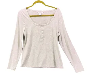 Athleta‎ Womens Henley Heather XL thumbnail 1
