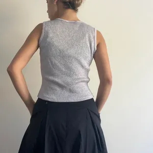 Morgan Sport Metallic Shiny Tank Top Y2K thumbnail 4