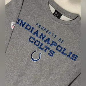 Nike NFL Gray Indianapolis Colts Crewneck Sweatshirt thumbnail 2