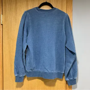 AE77 Blue Crewneck Pullover Sweater - Size Small thumbnail 2