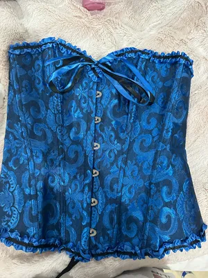 BLUE CORSET TOP Size M thumbnail 1