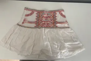 ZARA Embroidered Skirt thumbnail 1