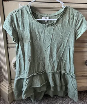 Boutique Blouse Green Size M thumbnail 1