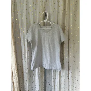 Brandy Melville John Galt 100% Cotton Heather Gray Crewneck Tee T-Shirt One Size thumbnail 2