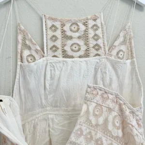 Free‎ People "Just Like Honey" ivory lace Mini dress Size 8 Boho Feminine thumbnail 15