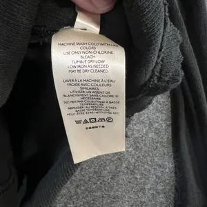We The Free Free People Black Thermal Waffle Knit Raw Seam Top Thumbholes Small thumbnail 4
