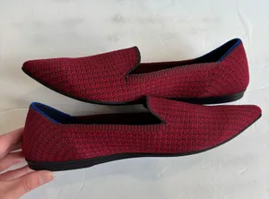 Rothy’s The Point Ballet Flats in Rare Limited Edition Scarlett Tweed thumbnail 9