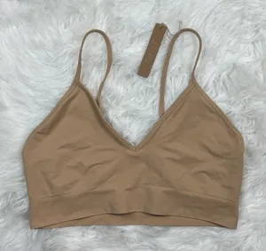 Skims Soft Smoothing Seamless Bralette Clay Size 3X thumbnail 1