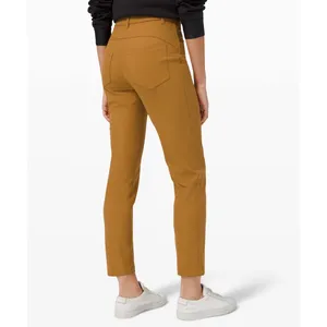 Lululemon City Sleek 5 Pocket 7/8 Pant Spiced Bronze Yellow 4‎ Everyday Comfort thumbnail 5