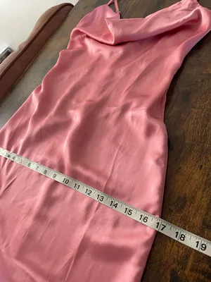 Pretty Little Thing Rose Strappy Satin Cowl Midi Dress thumbnail 13