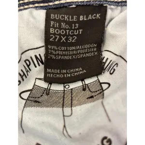 Buckle Black‎ Fit No. 13 Bootcut Jeans Medium Wash Stretch Denim 27x32 thumbnail 7