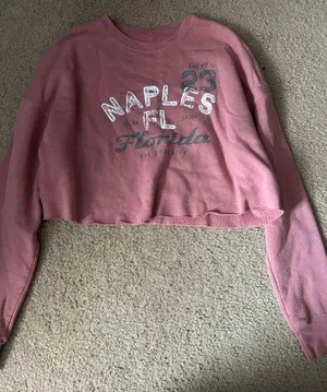 naples florida crewneck Pink thumbnail 1