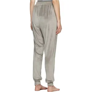 Skims Velour Jogger Pants Womens‎ Large Gray Stretch Cozy Minimalist Lounge thumbnail 3