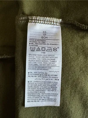 Old Navy Olive Green Crop Tank Top Women's XS Stretch Cotton Sleeveless Casual thumbnail 5