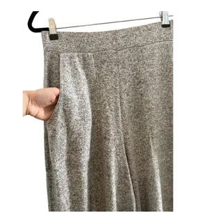 Free People Intimately Free Bunny Cuddle Jogger Tie Leg Heather Gray Boho thumbnail 6