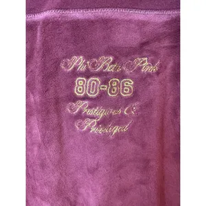 Victoria's Secret Y2K Pink Velour Pants Fold Over‎ Bootcut In Burgundy Size M thumbnail 3
